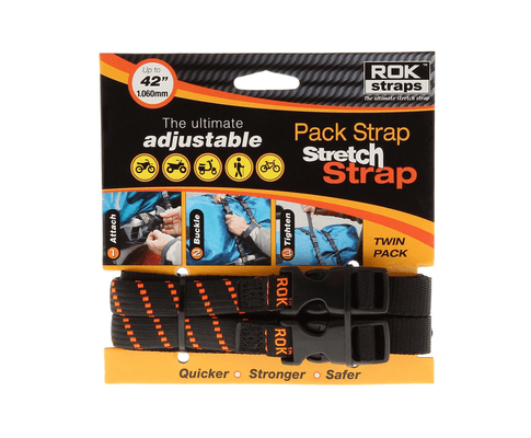Pièces Quad & Motos - Transport - Garage - Paddock - Sangle ROK Stretch réglable orange