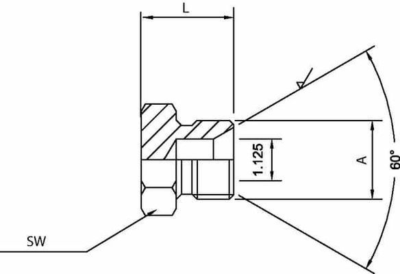 Pièces agricoles - Hydraulique - Bouchon a visser BSP 5/8"