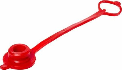 Pièces agricoles - Hydraulique - Bouchon femelle rouge type 25
