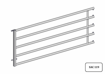 Materiels - Cage de contention - PACK DE 12 ARRIERES EX5 3/4M L.2.50M