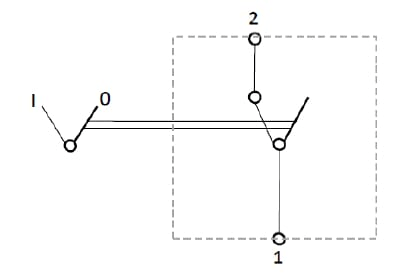 Pièces agricoles - Eclairage - Interrupteur à bascule, I-0, off-on, 12V, 2 broches, gyrophare