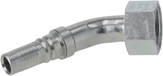 Pièces agricoles - Hydraulique - Raccord à sertir 4SH-DN20-25S-M36x2,0 45° HEX41