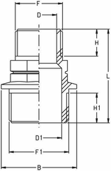 Pièces agricoles - Pièce Pulvérisateur - Raccord de réduction 2" x 3" M/M