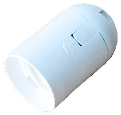 Pièces agricoles - Electricité - Douille normale E27 Blanc 1 pcs pqt