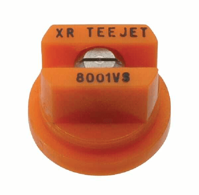Pièces agricoles - Pièce Pulvérisateur - Buse à jet plat XR 80° 1 orange acier inoxydable TeeJet