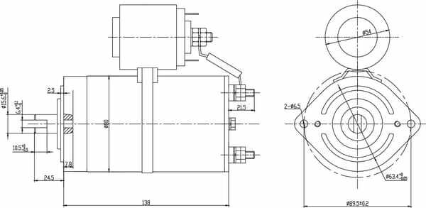 Pièces agricoles - Hydraulique - Moteur MPP DC 12DC 800W