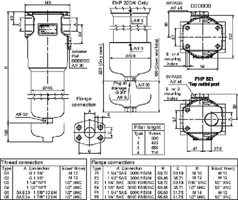 Pièces agricoles - Hydraulique - Filtre-presse FHP 320-2-A10