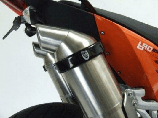 Pièces Quad & Motos - Equipement véhicule - Protection de silencieux ovale R&G RACING noir