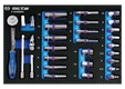 Module mousse + PP 29 pièces 1/4" 4-14mm Courtes et Longues
