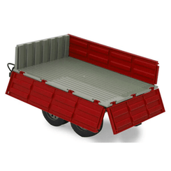 Loisirs - Jouets - Benne rouge pour RC-Tractor 1:16