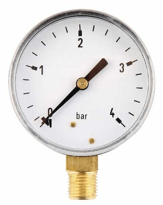 Pièces agricoles - Hydraulique - Manomètre Ø63 0-4bar ¼" inf.