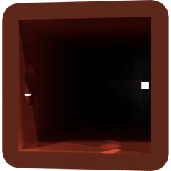 Pièces agricoles - Pièce divers - tube carré f. herse 2000mm -peint-