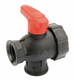 Vanne à boisseau sph. 3/4" 3v.
