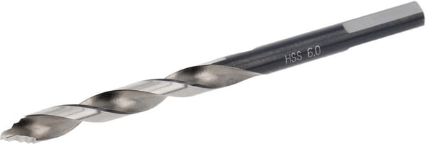 Outils - Outils divers - Foret 6,0 mm HSS-DIN 338-G TURBO STEP