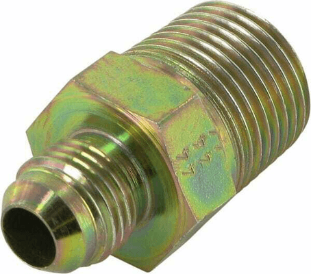 Pièces agricoles - Hydraulique - Racc. réd. 9/16 JIC x 1/2 BSPT