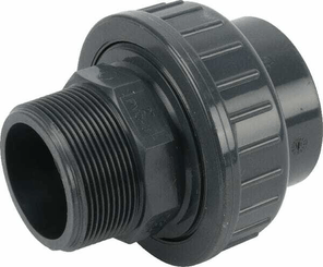 Pièces agricoles - Hydraulique - Raccord PVC 63mm x 2"