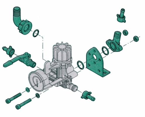Pièces agricoles - Pièce Pulvérisateur - Kit de montage GR 30