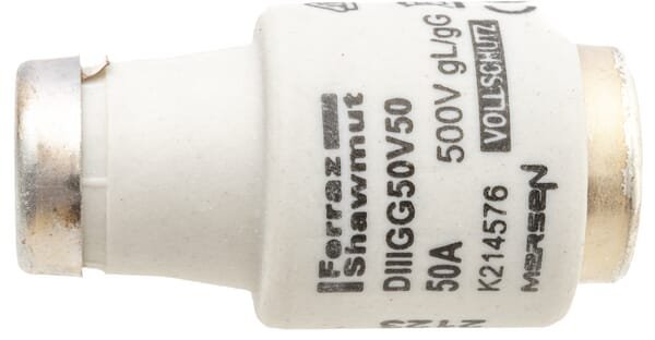 Pièces agricoles - Electricité - Fusible 500V 50A longueur 50mm