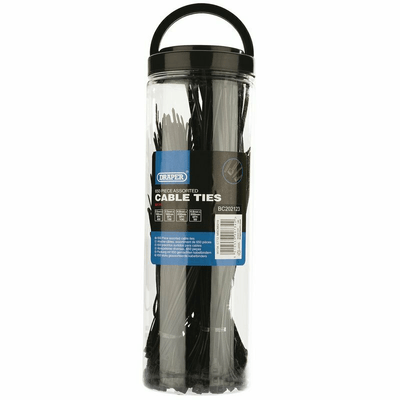 Pièces Quad & Motos - Outillage - Colliers nylon DRAPER multi-tailles noir 650 pièces
