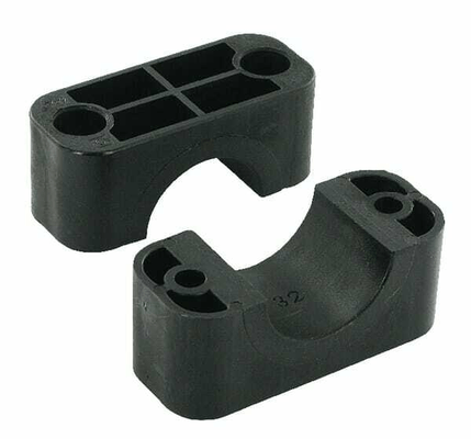 Pièces agricoles - Hydraulique - Demi-coq. noire lisse A5 32mm