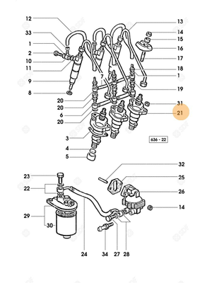 Pièces agricoles - Pieces moteur - POMPE INJECTION