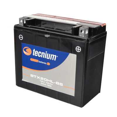 Pièces Quad & Motos - Electrique - Batterie TECNIUM sans entretien avec pack acide - BTX20HL-BS