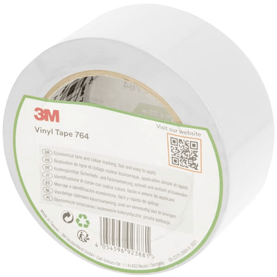Chimie - Chimie divers - Ruban de vinyle 764, blanc, 50 mm x 33 M