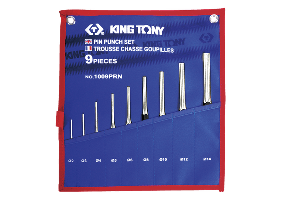 Outils - Outils divers - Jeu de 9 chasse-goupilles 2-14mm finition brunie