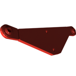 Pièces agricoles - Pièce divers - attelage inférieur peint