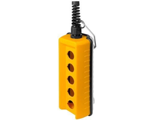 Pièces agricoles - Electricité - Station de commande à distance, télécommande, 5 trous, jaune