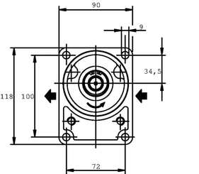 Pièces agricoles - Hydraulique - Pompe hydraulique