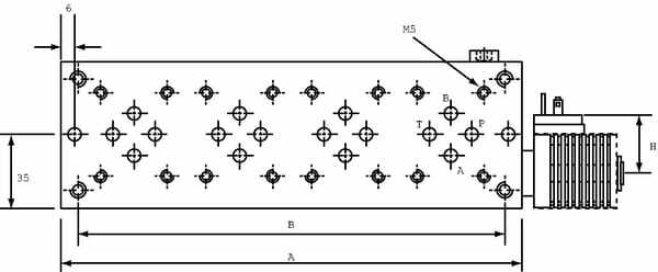 Pièces agricoles - Hydraulique - Plaque de base NG6+forage
