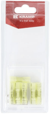 Pièces agricoles - Eclairage - Cosse plate femelle, jaune 6,3x0,8mm - 4,0-6,0mm² (6)