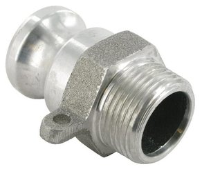 Pièces agricoles - Hydraulique - Camlock Type F filetage mâle 4" en acier inoxydable