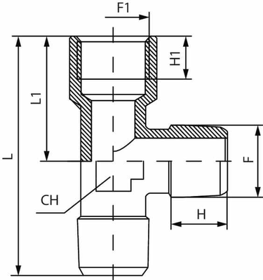 Pièces agricoles - Pièce pneumatique - Pièce en T