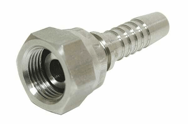 Pièces agricoles - Hydraulique - Raccord à sertir DN08-3/8 BSP inox