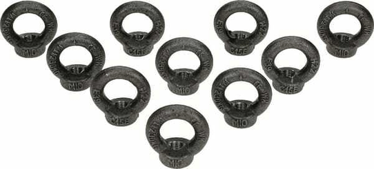 Pièces agricoles - Fasteners - Anneaux de levage femelles M10 noir