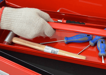 Outils - Outils divers - Coffre à 9 tiroirs sur roulement + bac