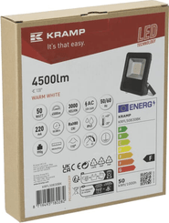 Pièces agricoles - Electricité - Projecteur LED, 50W, 3000K