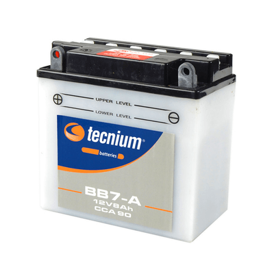 Pièces Quad & Motos - Electrique - Batterie TECNIUM conventionnelle avec pack acide - BB7-A