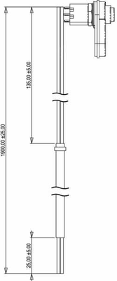 Pièces agricoles - Hydraulique - Plaque frontale avec 2 boutons
