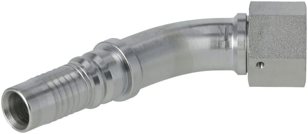 Pièces agricoles - Hydraulique - Raccord à sertir 4SH-DN20-3/4" BSP-45°