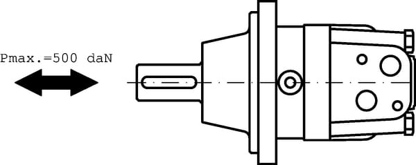 Pièces agricoles - Hydraulique - Roue Moteur Cardan Ø35, Coniqu