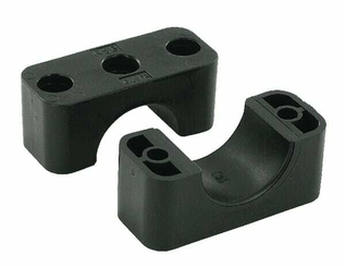 Pièces agricoles - Hydraulique - Demi-coq. noire lisse A5 35mm