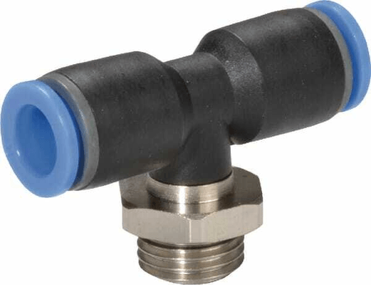 Pièces agricoles - Pièce pneumatique - Raccord enfichable en T 4x1/4"