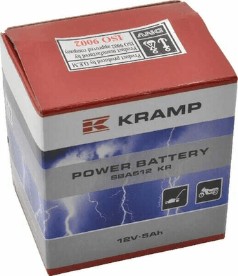 Pièces agricoles - Eclairage - Batterie 12V 5Ah fermée Kramp