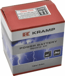 Pièces agricoles - Eclairage - Batterie 12V 5Ah fermée Kramp