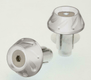 Embouts de guidon BIHR Next Ø14-17mm argent