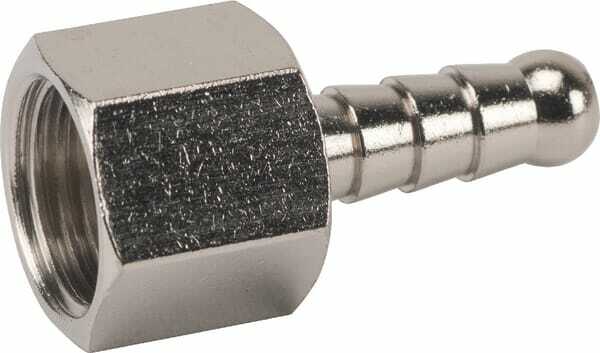 Pièces agricoles - Pièce pneumatique - Embout de tuyau 6 mm x 1/4"