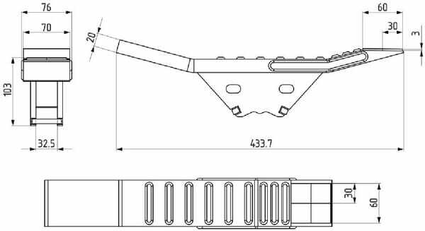 Pièces agricoles - Travail du sol - Pointe culti. carb. p/Bednar